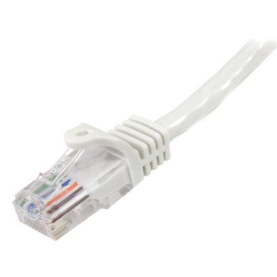 StarTech 0.5m White Snagless Cat5e Patch Cable