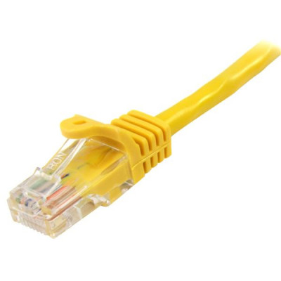 StarTech 0.5m Yellow Snagless Cat5e Patch Cable