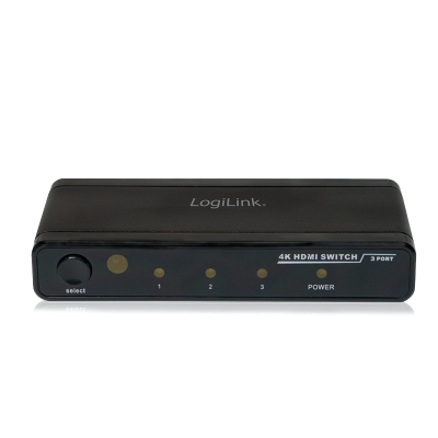 LOGILINK 4K HDMI SWITCH 3X1 WITH REMOTE CONTROL