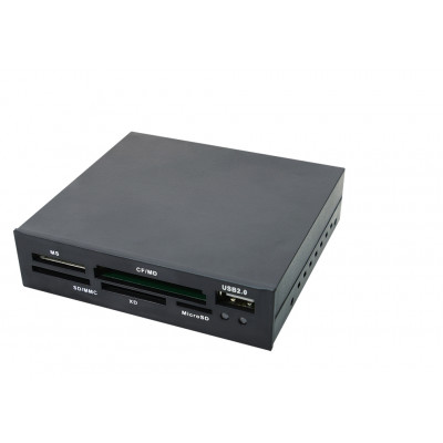 LogiLink CR0012 Intern USB 2.0 Zwart cardreader