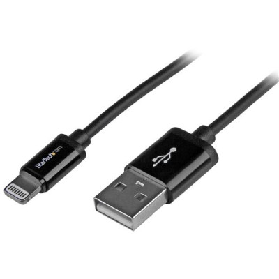 StarTech 1m Black 8-pin Lightning to USB Cable