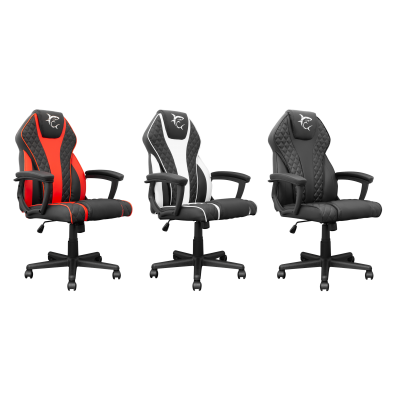 WHITE SHARK GAMING CHAIR PIRATE BLACK/RED