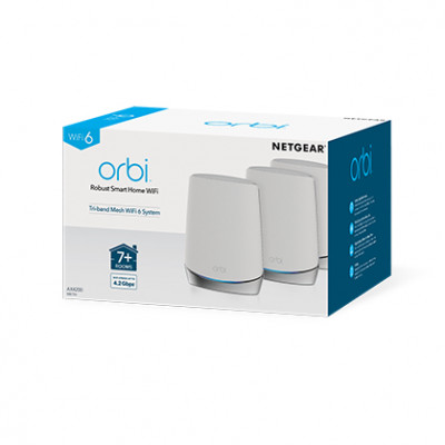 Netgear Orbi WiFi 6 Tri-Band Mesh System AX4200