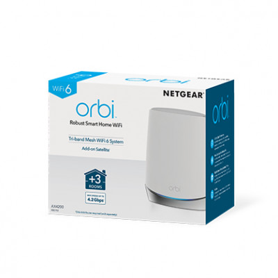Netgear Orbi Tri-Band Mesh WiFi 6 Zusatz-Satelli