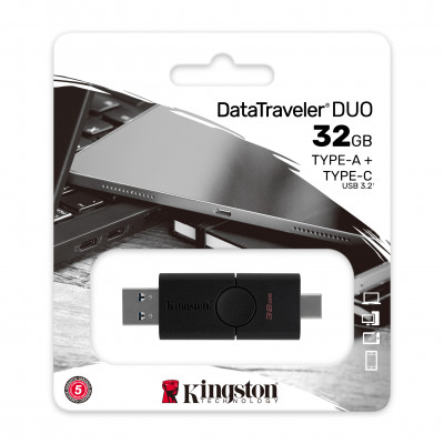 Kingston 32GB DataTraveler Duo USB 3.2 Gen1