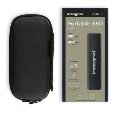 INTEGRAL 256GB USB3.2 + TYPE-C PORTABLE SSD