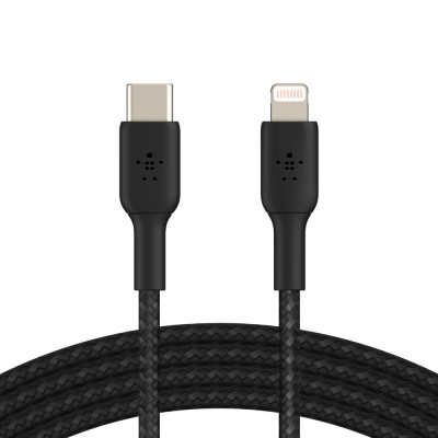 Belkin Lightning to USB-C Cable Braid 1M Black