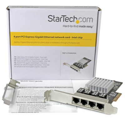 StarTech 4-Port Gigabit Ethernet Network Card