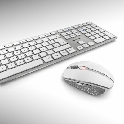 C54 Cherry DW9000 Slim Keyboard and Mouse set Wireless BT Wh