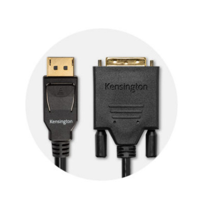 Kensington DisplayPort 1.2 to DVI-D Cable 1.8m