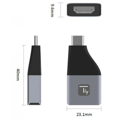 TECHLY ADAPTER USB-C TO HDMI 4K 30HZ