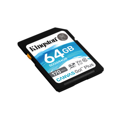 Kingston 64GB SDXC Canvas Go Plus