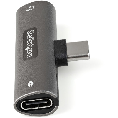 StarTech USB C Audio Charge Adapter 3.5mm Jack&#47;PD