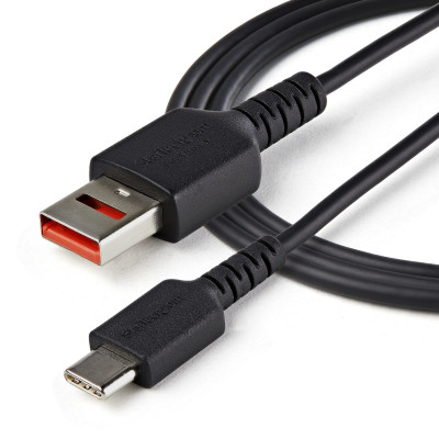 StarTech 3ft USB-A to USB-C Secure Charging Cable
