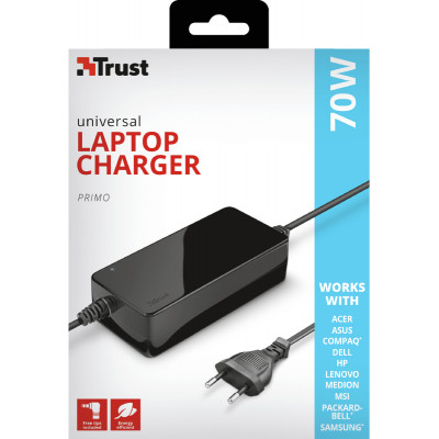 Trust Primo Universal 70W laptop charger