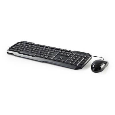 Nedis Desktopset Keyboard&#47;Mouse Wired Azerty