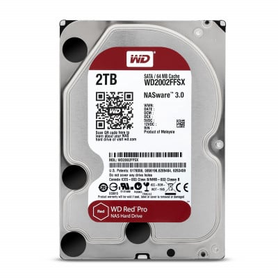 HDD 2TB S-ATA WD RED PRO 6 Gb/s 128MB Cache 7200RPM