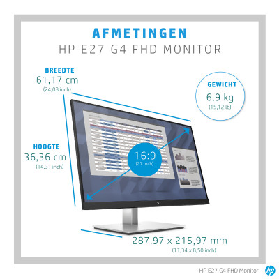 HP E27 G4 FHD Monitor