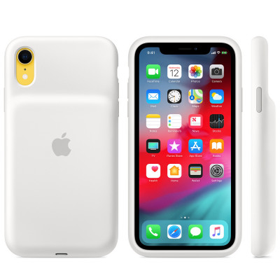 Apple iPhone XR Smart Battery Case White