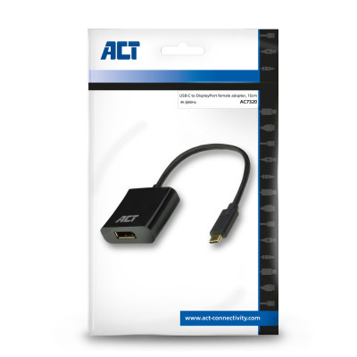 Act USB-C - DisplayPort female Adap4K 0.15m