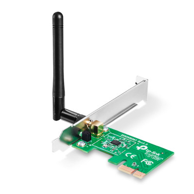 2de keus - Nieuwstaat: TP-LINK 150Mbps Wireless N PCI Express Adapter
