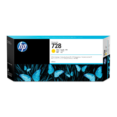 HP Ink Cartridge&#47;728 300ml Yellow