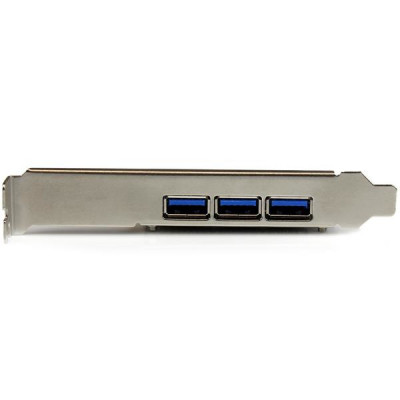 StarTech 4 Port PCI Express USB 3.0 Card - 3+1