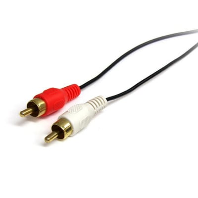 StarTech 3 ft Stereo Audio Cable 3.5mm to 2x RCA