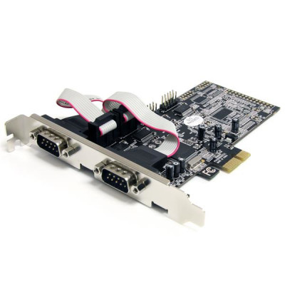 StarTech 4 Port PCIe Serial Adapter Card w&#47;16550