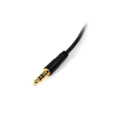 StarTech 30cm Slim 3.5mm Stereo Audio Cable- M&#47;M