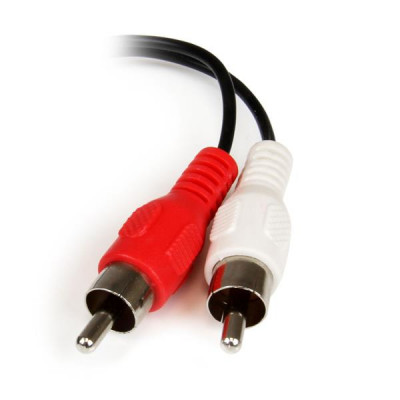StarTech 6in Stereo 3.5mm M to 2x RCA F Cable