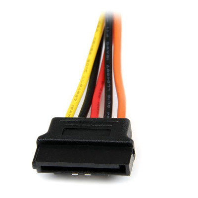 StarTech 6in Latching SATA Power Y Splitter Cable