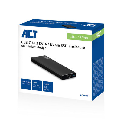 Act USB 3.2 Gen2 USB-C M.2 SATA &amp; NVMe SSD