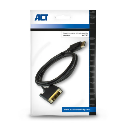 Act Adapter Cable DisplayPort mDVI m 1.8m