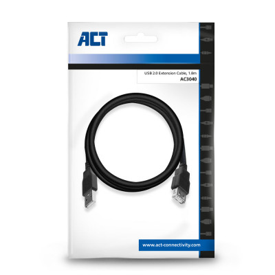 Act USB 2.0 Extension Cable 1.8 Meter