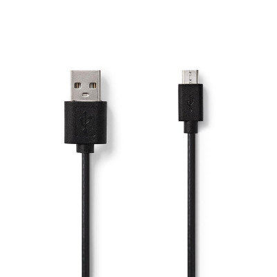 Nedis Cable USB 2.0 A&#47;B M&#47;M Black 2m Bulk