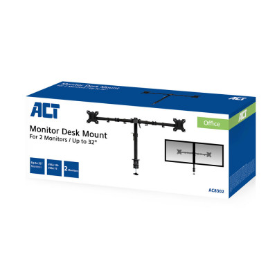 Act Monitor desk mount stand 2 LCD