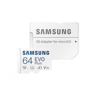 Samsung Micro SD 64GB EVO PLUS 2021+SD Adapter