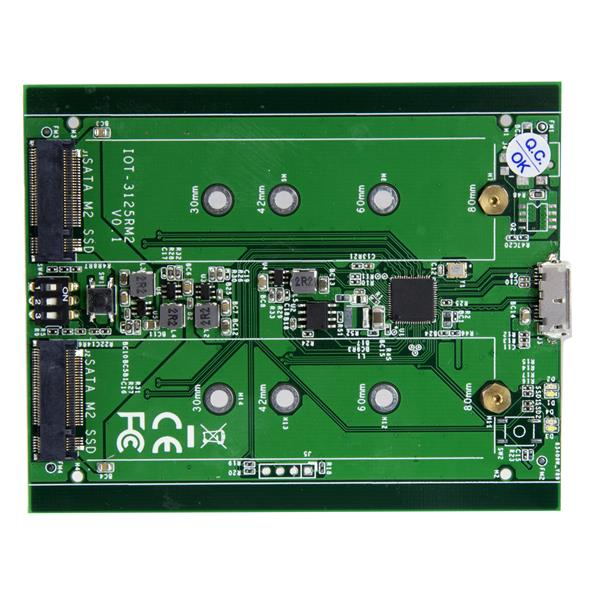 StarTech Dual M.2 Enclosure - RAID USB 3.1 Gen 2