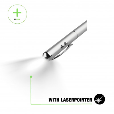 BeHello Stylus With Laserpointer Silver