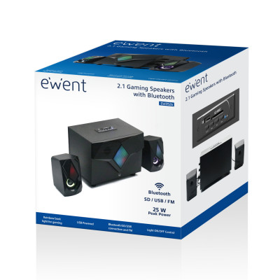 Eminent Ewent EW3526 Speaker set 2.1 With Blue
