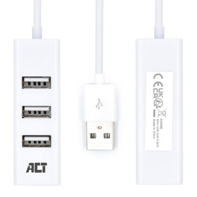 ACT AC6200 USB 2.0 Hub mini 4 port white