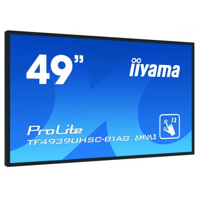 IIYAMA 49"UHD 15P-Touch IPS PCAP VGA 2*HDMI VGA DP Black