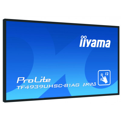 IIYAMA 49"UHD 15P-Touch IPS PCAP VGA 2*HDMI VGA DP Black