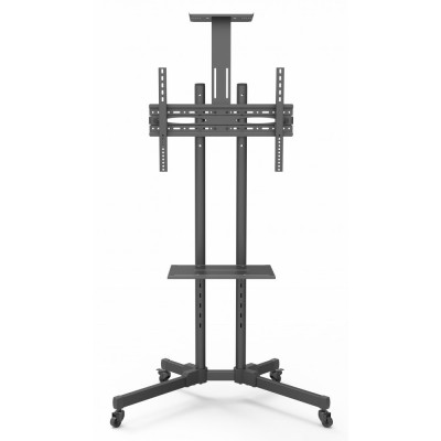 TECHLY TROLLEY FLOOR STAND/SUPPORT 37"-70" WITH 1 SHELF