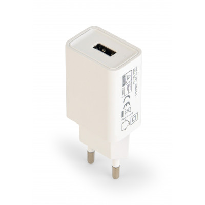BUDGETS USB CHARGER 1P 5V 2.1A WHITE