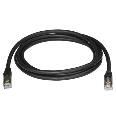 StarTech 2m Black Cat6a Ethernet Cable - STP