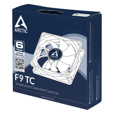 ARCTIC Case Fan F9 TC (Temp. Controlled) - 92x92x25mm - 3Pin