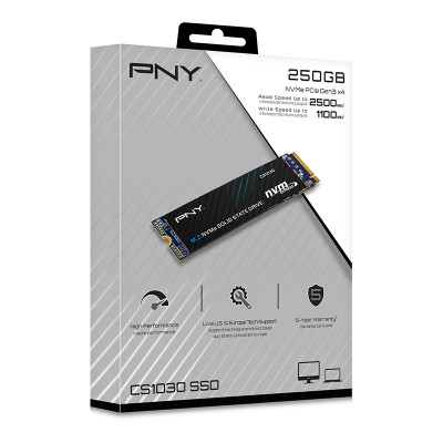 PNY SSD M280CS1030-250-RB  M.2 NVMe SSD 250GB 2500R/1100W