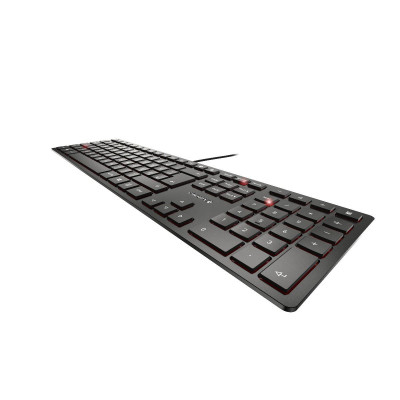 C04 Cherry KC6000 keyboard slim USB black